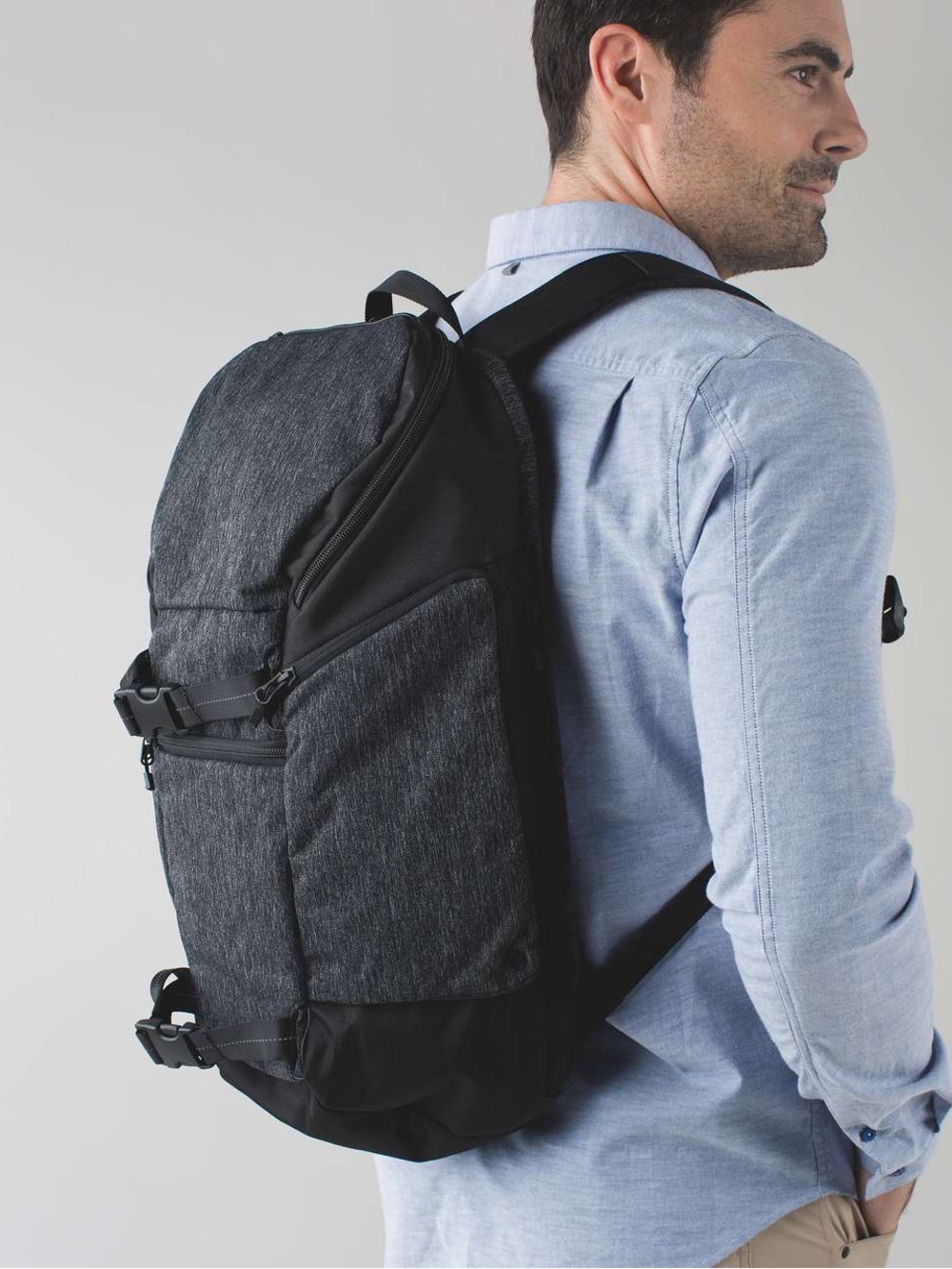 lululemon Sojourn Backpack - Black Heather, Yoga, NWOT